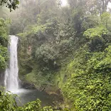 Beautiful waterfall in Costa Rica