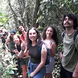 Visiting a local rain forest near San Ramón