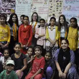 Volunteers from Portugal worked at a childcare and education NGO in Delhi, India where they prepared multiple different interactive sessions for the students to learn about different cultures from around the world, improve their communication skills and so much more