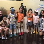 Teachers at museum with students