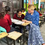 Laura, from Spain, volunteered in India in 2025.