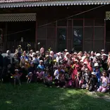 A tree planting day in the community