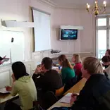 Classroom in the IES Abroad Center, Nantes