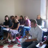IES Abroad classroom in Sienna, Italy