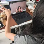 RPL School teacher teaching Chinese to an international student online