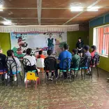 Volunteers teach children through a variety of programs.