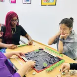 JADE Ambassadors Learning How To Play Majong