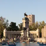 Landmark in Madrid. 