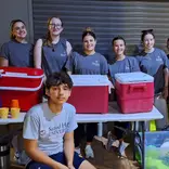 Students provide humanitarian assistance at the border 