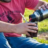 Person Drinking Mate