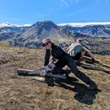 Trail building in Thórsmörk