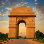 Standing tall in the heart of New Delhi, India Gate is a majestic archway built to honor over 70,000 Indian soldiers