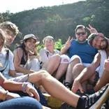 Group of Volunteers Smiling Together