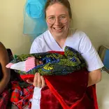 Our volunteer in the hospital