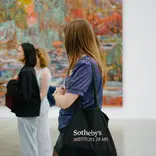 Students visiting a gallery