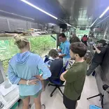 Students working in the Labratory with Faculty