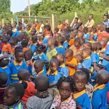 Pupils at Seed Junior School  on Assemble 