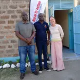 Peace corps volunteer at our youth empowerment center in Mbita