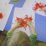 Volunteers in a childrens education and arts project in Ireland
