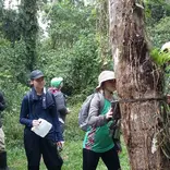 Students conducting research in Costa Rica