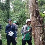 Students conducting research in Costa Rica
