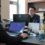 Human rights interns in Mongolia.