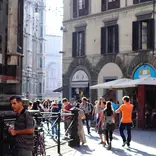 People walking on the streets of Florence