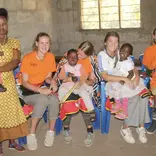 Teaching in Tanzania with IVI volunteers