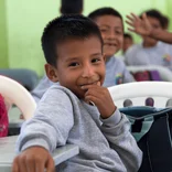 Boy in school
