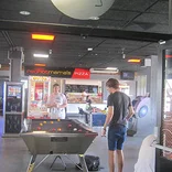 Macquarie University students playing pool