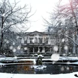 Snowy image of Roehampton Campus