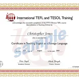 170-hour Certificate Sample