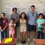 Volunteering at an after-school program in Lima, Peru
