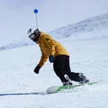 Snowboarder in Cerro Catedral, Argentina