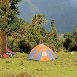 Tent site in India 