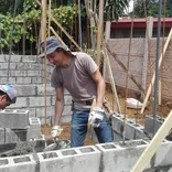 Volunteer in construction