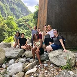 Students in Taroko Gorge