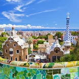 Main entrance to Gaudi's Parc Guell