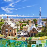 Main entrance to Gaudi's Parc Guell