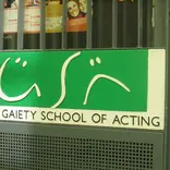 Gaiety School of Acting sign
