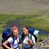 Arcos participants hiking in the Sierra Nevada mountains