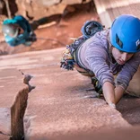 Dedicate a semester to honing your technical outdoor rock climbing skills. 