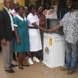 laboratory staff in Ghana