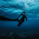 Divemaster in training