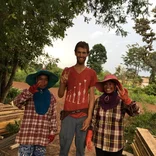 with farmers