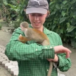 volunteering with rescued animals