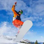 Person snowboarding in Canada
