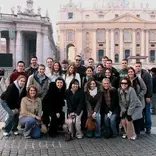 API Rome students exploring the Vatican