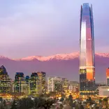 Beautiful downtown Santiago, Chile