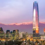 Beautiful downtown Santiago, Chile